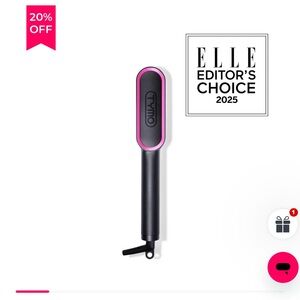 Black and Pink Tymo Hair Styling Tool